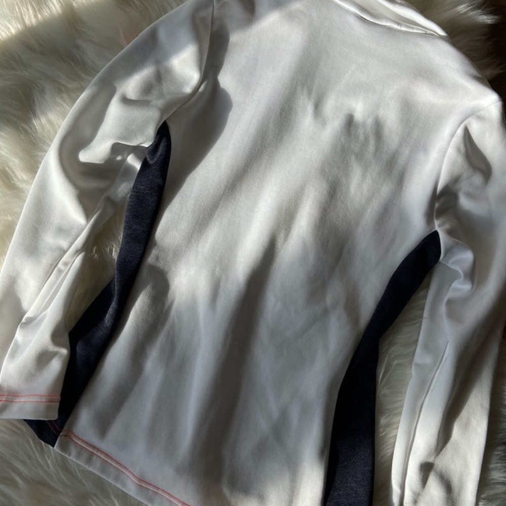 White And Multicolor Patterned Jacket - image 5